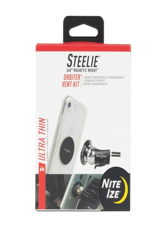 Nite Ize Steelie Vent Kit - Magnetic Cell Phone Holder for Car Vents - Phone Mount - Orbiter - Image 1